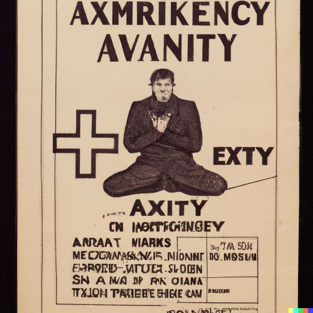 a representation of anxiety, government information leaflet from World War 2